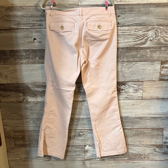 Banana Republic Light Pink Stretch Wide Leg Pants - Picture 4 of 6